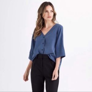 VETTA - The Boyfriend Shirt, Blue (XS)